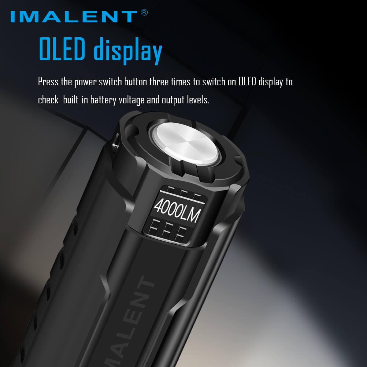 Đèn pin EDC Imalent LD70 Premium Edition - 4000 lumen - chiếu xa 203 m - pin tích hợp 1100mAh 18350 Li-ion - Ảnh 10